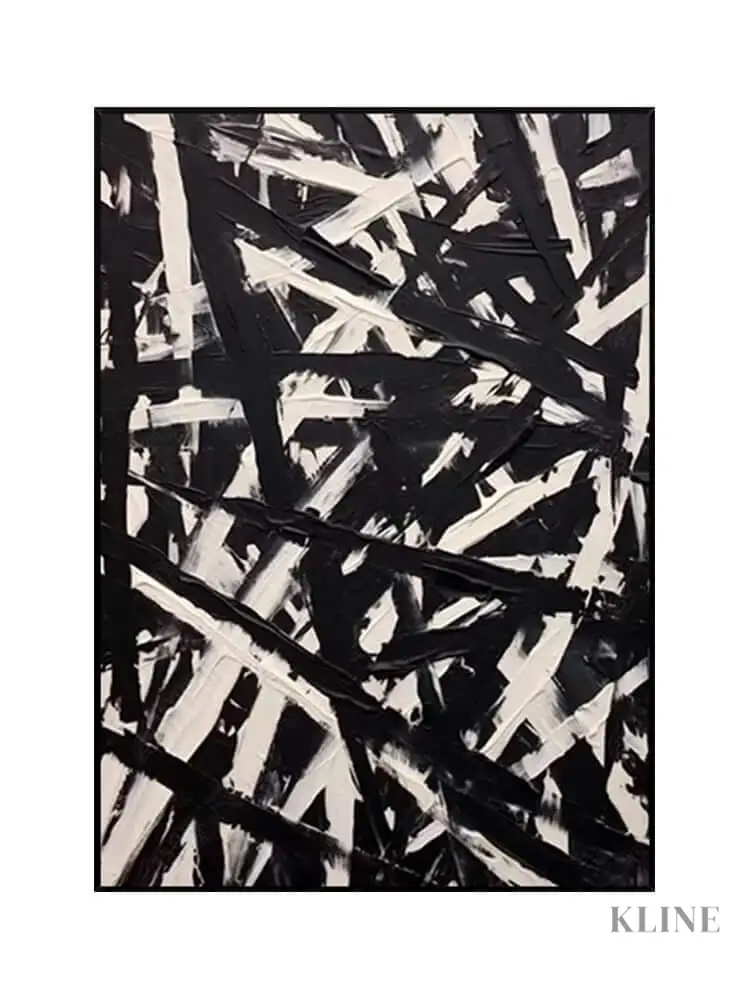 Black and Cream Messed Up Texture - Image 5